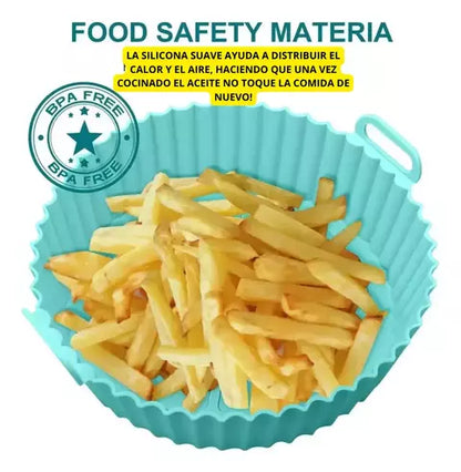 MOLDE DE SILICONA PARA COCINA - APTO AIRFRYER/HORNO